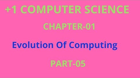 The discipline of computing|chapter 01|first year computer science|PART-5|Malayalam