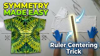 Never Get Crooked Tie Dye Again with This Simple Fold!
