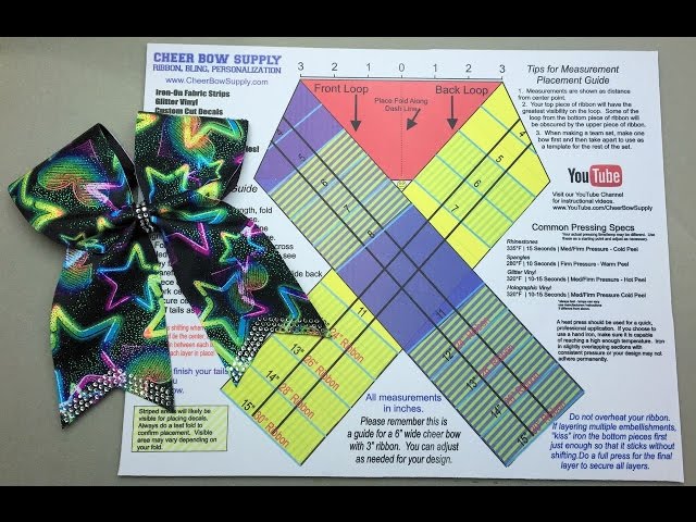 The Easy Way To Make A Cheer Bow - YouTube the-easy-way-to-make-a-cheer-bow-youtube