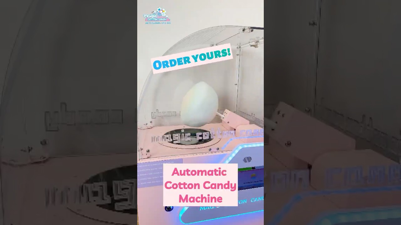 Order Your MC Mini - The Semi-Automatic Magic Cotton Candy Machine!