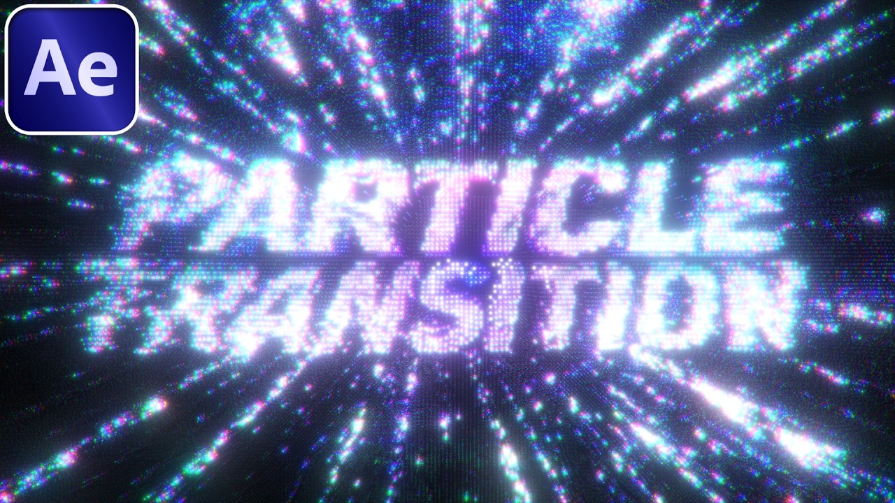 How to Make a Particle Transition in After Effects - YouTube
