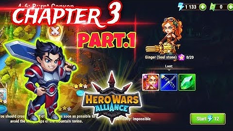 hero wars: alliance chapter 3 gameplay walkthrough part 1 | extra best game