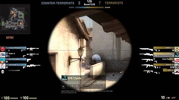 CS:GO - 1v4 AWP Clutch!
