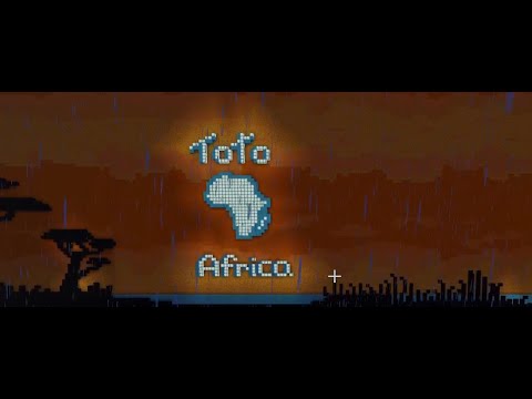Toto - Africa in note blocks with pixel animation