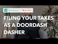 Tax filing - For DoorDashers & other independent contractors