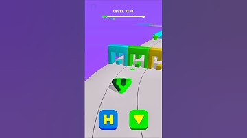 Blob Shifter 3D Level 3158 | Cubic Gaming #games #shorts #gameplay