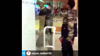 Sauce Walka Fight In Houston TX Galleria Mall