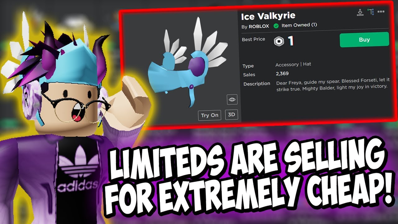 Limiteds Are Selling For Extremely Cheap Roblox Broke Free Ish Limiteds Youtube - selling roblox limiteds cheap