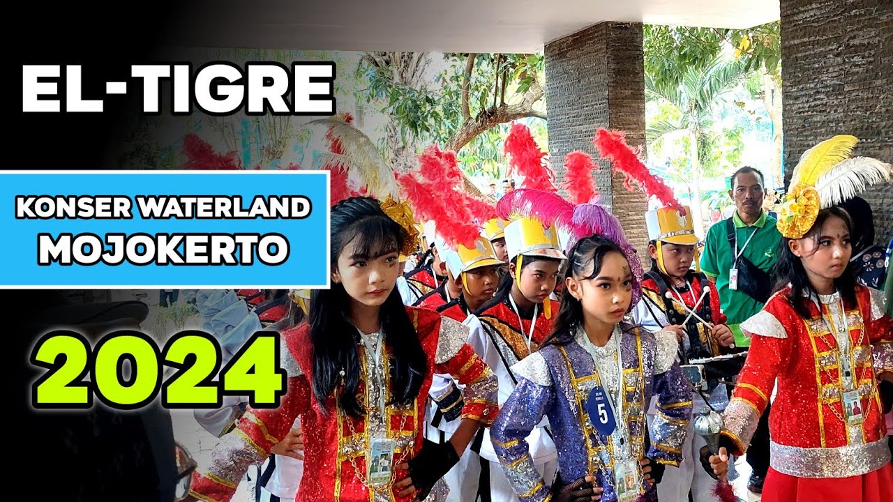 Drum Band SDN Gunungsari Dawarblandong (El-Tigre) - Waterland Mojokerto 2024 #konserdrumband