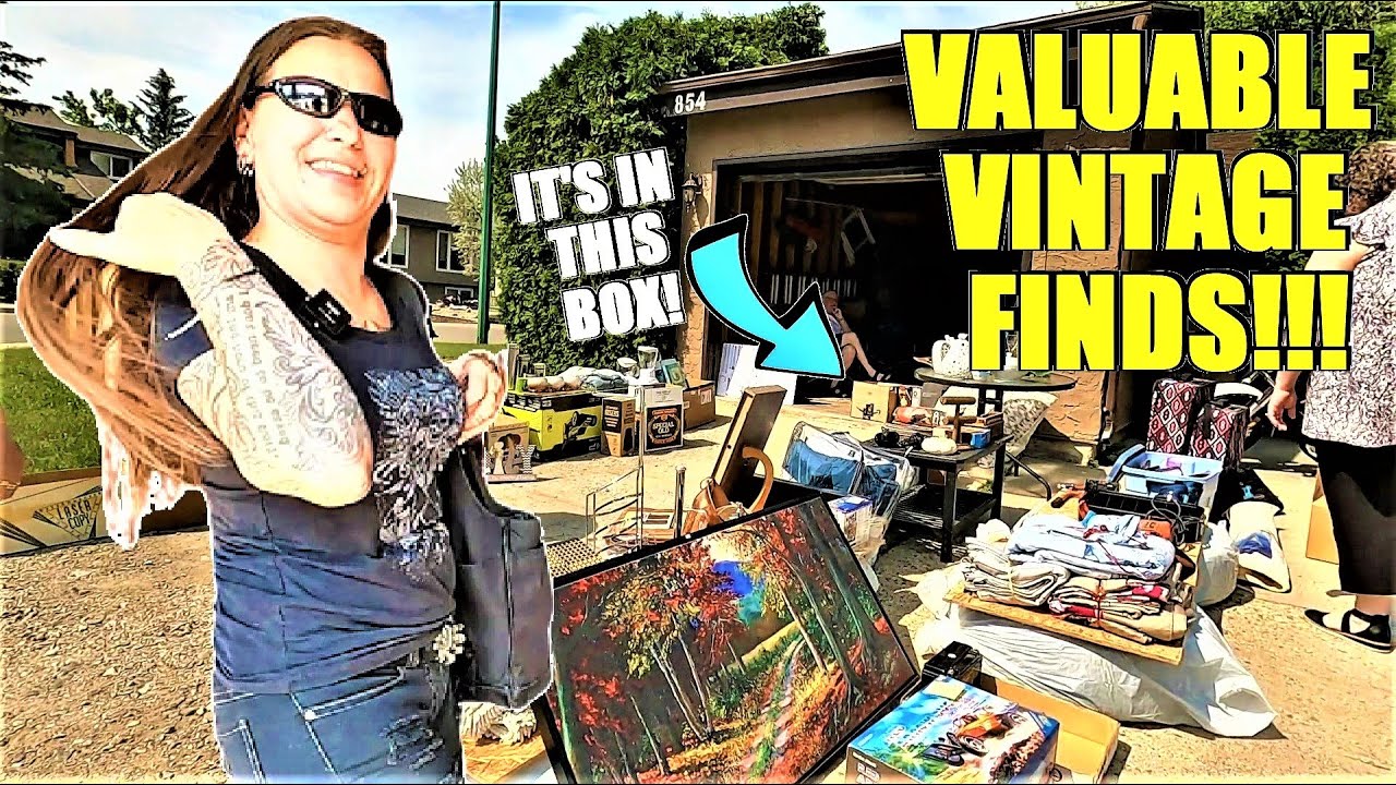 Ep495 THESE VALUABLE VINTAGE GARAGE SALE FINDS WILL SURPRISE YOU! 😯😯😯😯