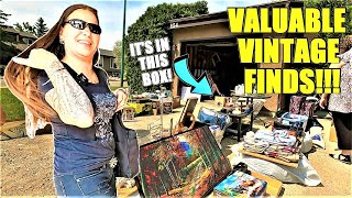 Ep495:  THESE VALUABLE VINTAGE GARAGE SALE FINDS WILL SURPRISE YOU!  😯😯😯😯