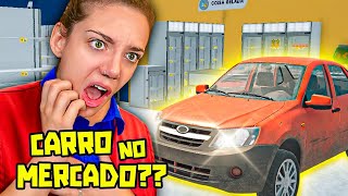 COMPREI UM CARRO NO JOGO DO MERCADO! - Supermarket Simulator screenshot 4