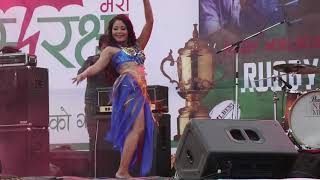 Super Belly Dance Performance by Nepal's Popular Dancer Binu shakya, Kathmandu Tudikhel