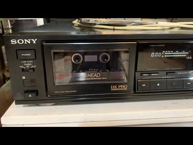 Sony TC-K600 Tape Deck. 3-head machine, perfectly functional-(sold