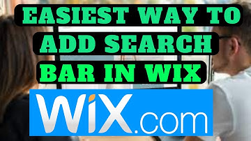 How To Add Search Bar on Your Wix Website  In 1 Minute
