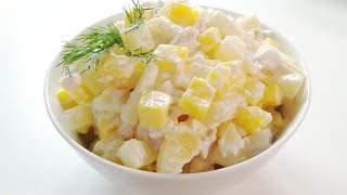 Салат с ананасом и болгарским перцем Салат с ананасом и болгарским перцем