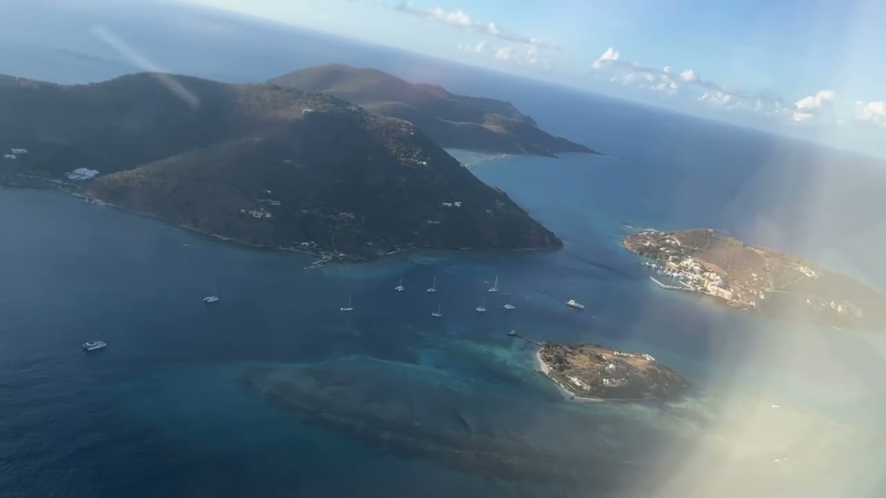Silver Airways Takeoff from Tortola (EIS)