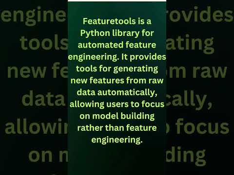 Featuretools: Automated Feature