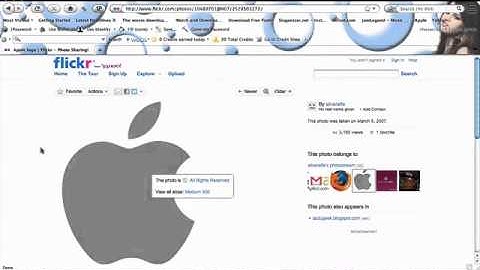 How to save copyright images on Flickr using Firefox