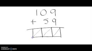 Addition practice using the lattice method