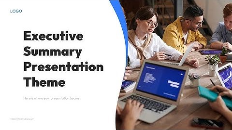 Executive Summary PowerPoint Template by mslides
