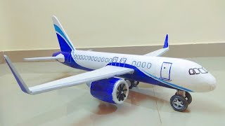 How to Create a Flight Airbus 320 | PVC Pipe Craft | Acrylic Paint | A320 | Home Made Project