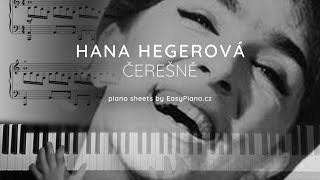 Hana Hegerová - Čerešne + noty pro piano