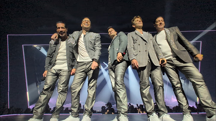 NKOTB The Right Stuff Vegas Residency - Opening Night 6/20/25 - Barstool Seat