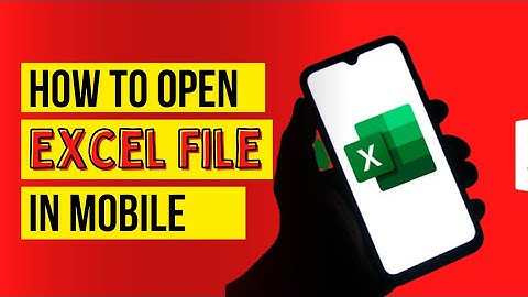 How To Open Excel File In Mobile phone | How ToopenExcelFilein android|excel tutoring|excelformula
