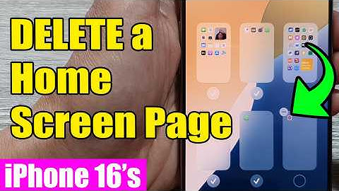 🗑️ iPhone 16/16 Pro Max: How to DELETE a Home Screen Page