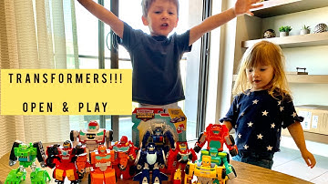 TRANSFORMERS! CHASE! HEATWAVE! WEDGE! BOULDER! MORE TRANSFORMERS FROM RESCUE BOTS ACADEMY! HOTSHOT!