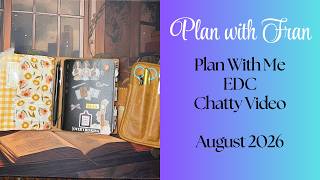 Plan with me l Chatty planner  reset l EDC weekly planning l Planner sticker decorations