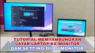 Cara menyambungkan layar Laptop ke Monitor, dan Setting Dual Monitor (Extend these Display) screenshot 5