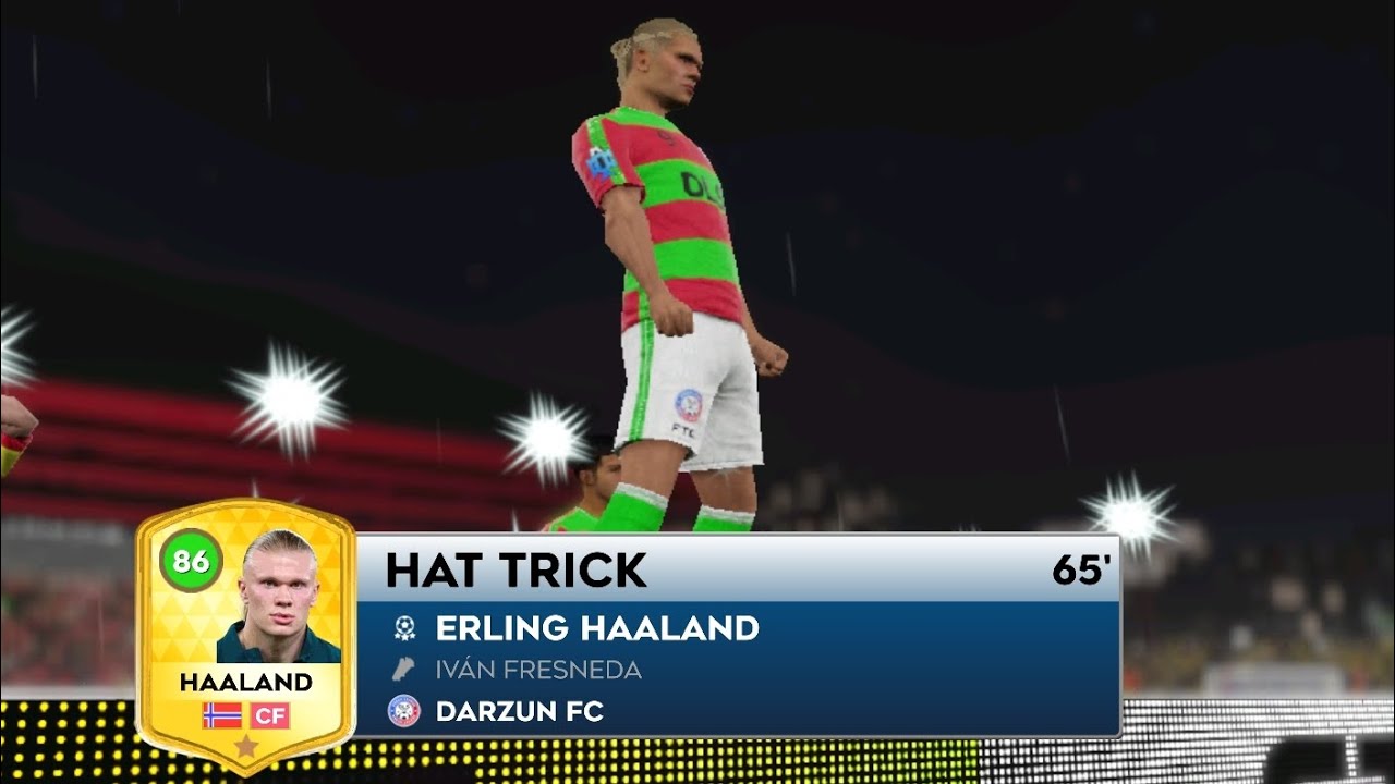 Играйте в DLS26, соберите гол Эрлинга Хааланда. 