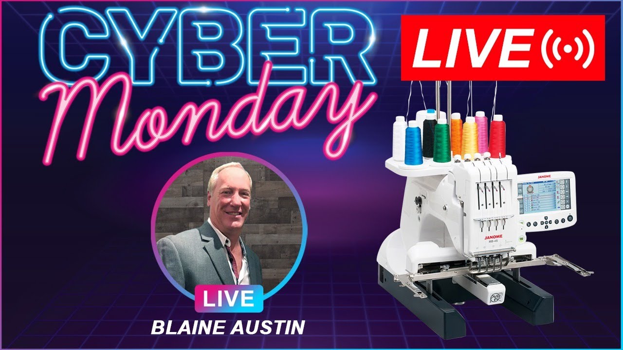 Cyber Monday Sewing, Quilting, & Embroidery Live Stream Event! YouTube