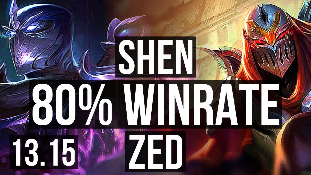 SHEN vs ZED (TOP) | 80% winrate, 3/1/14 | EUW Grandmaster | 13.15