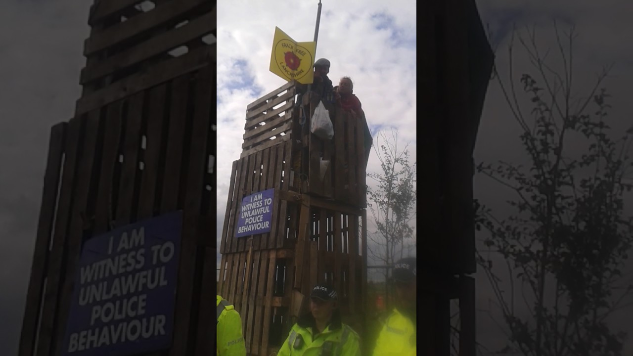 Cuadrilla Fracking Site-Trespassers-Get Out Of My Garden-My Home.