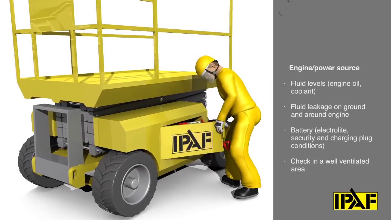 IPAF Pre Start Inspection 3a Vertical Lift, 54 OFF