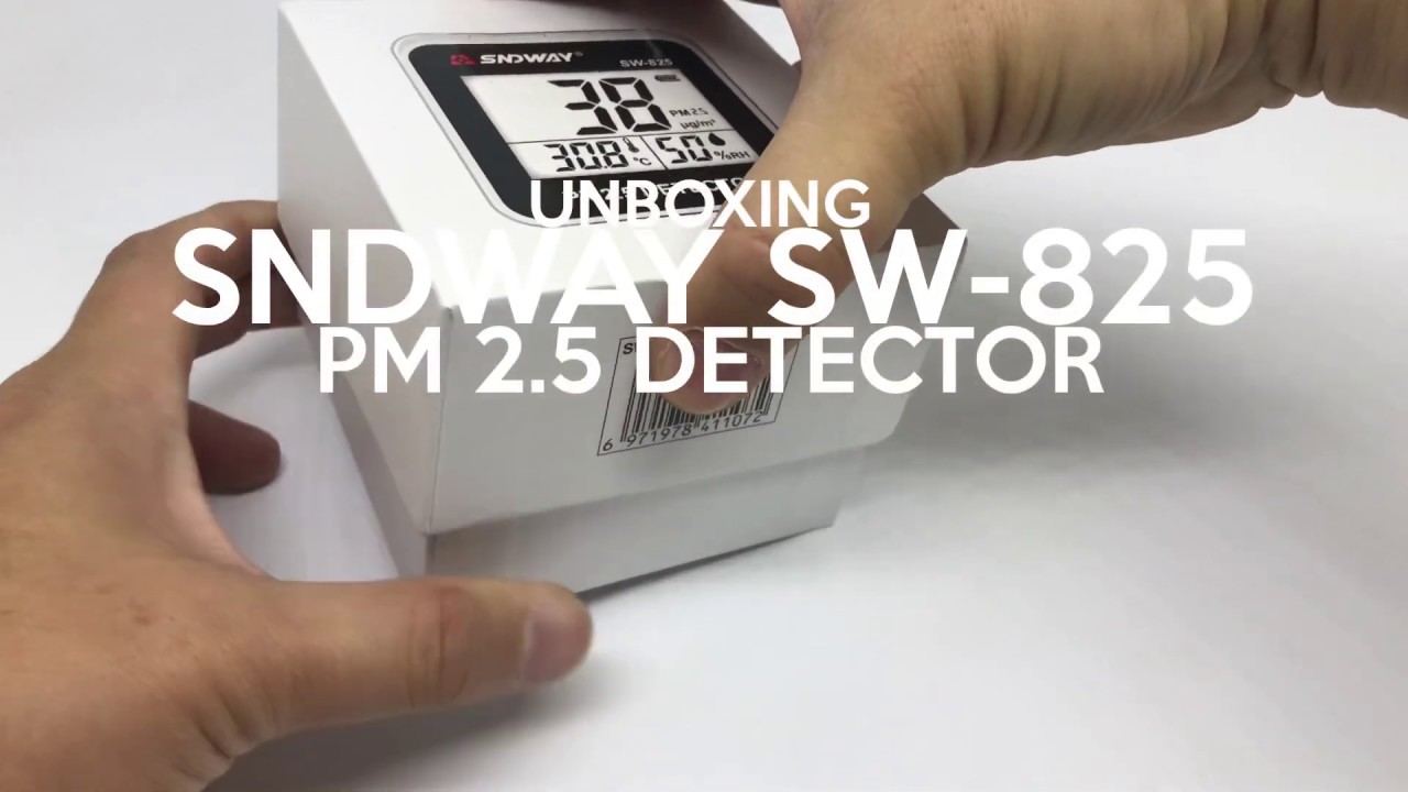 UNBOXING SNDWAY SW-825 2.5 PM DETECTOR - YouTube