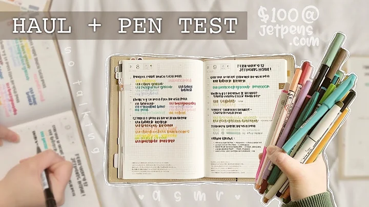 $100 stationery haul and some asmr