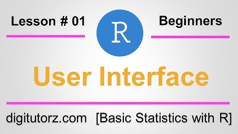 R programming for Beginners | Statistics with R | digitutorz