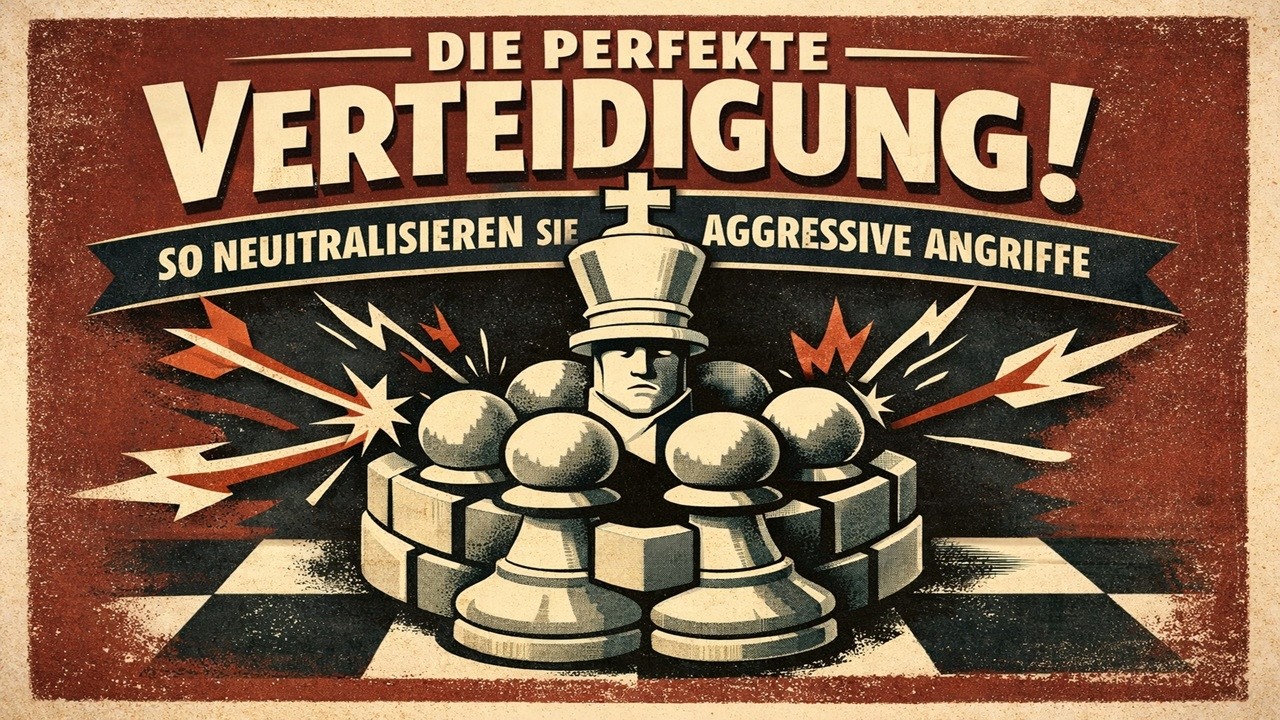 5 sichere Strategien gegen aggressive Schachspieler