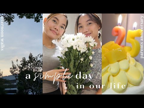 A simple day in our life: Catching up after Covid, Mini Anniversary Celebration, Quick short haul