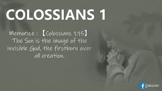 Colossians Chapter 1 -  NIV Audio Bible and Scripture - High Quality Best Hearing Speed with 1x-2x