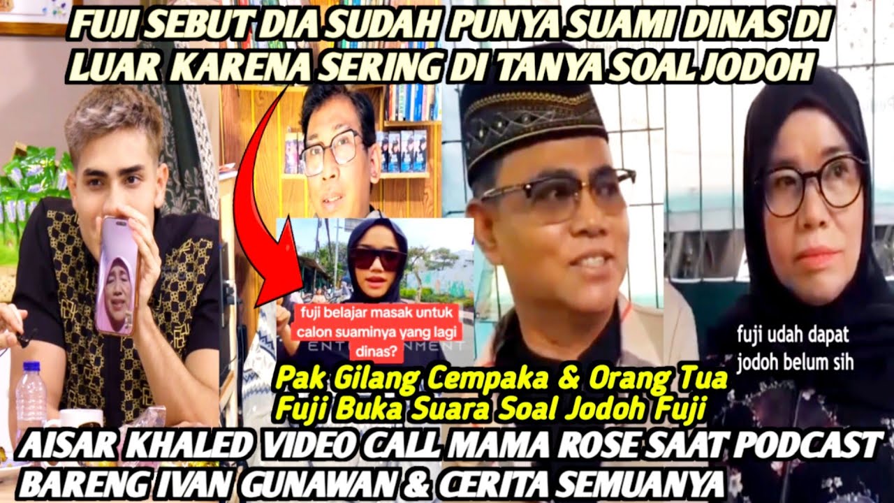 HEBOH‼️FUJI G3RAM SERING DI TANYA SOAL JODOH AKHIRNYA DIA MENGAKU SUDAH PUNYA SUAMI⁉️AISAR & IGUN❤️🤩