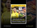 Cristiano Ronaldo Leaves Saudi Arabia After Riyadh Incident 😳