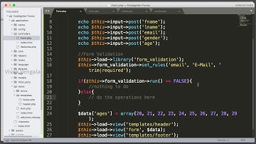 How to Add Form Validations in CodeIgniter & Displaying Error Messages