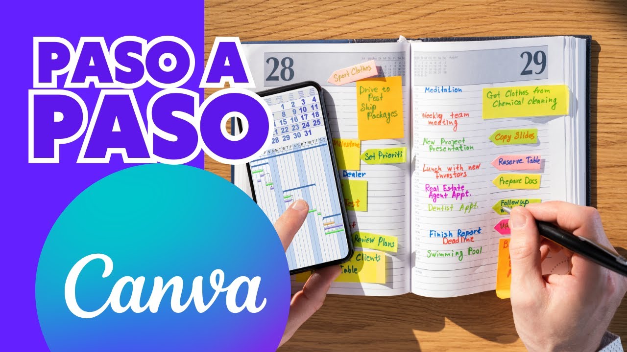 Cómo hacer tu propia AGENDA en Canva 📖💻🙌 - YouTube