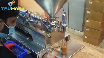 PISTON FILLER | HOT SAUCE FILLING MACHINE