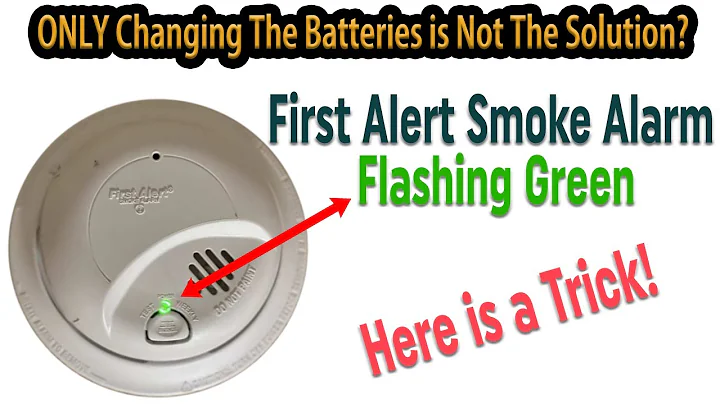 First Alert Smoke Alarm Flashing Green: How To Fix it?